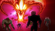 Invictus summoning Titans to battle the Lord Commander