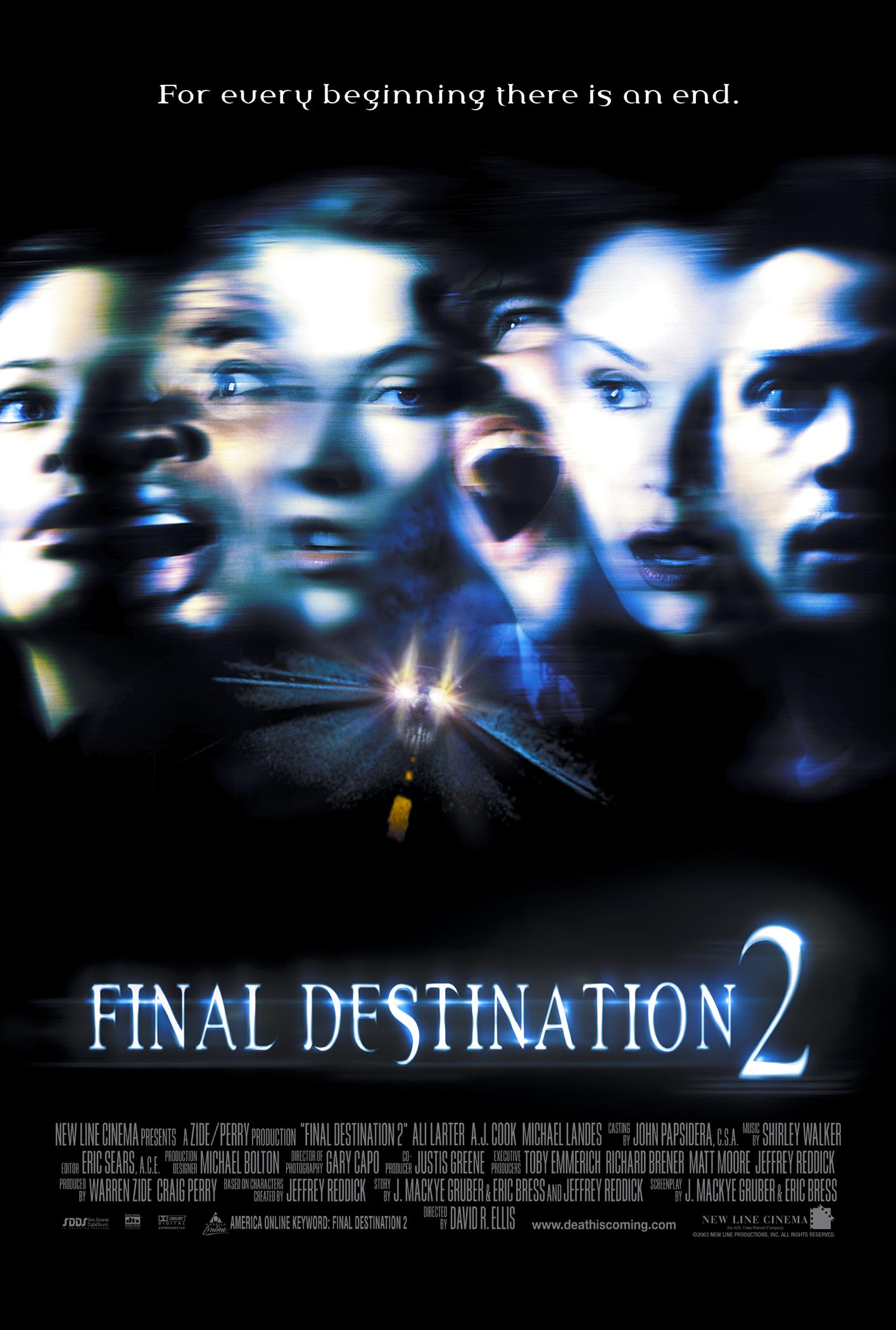 Final destination 1 shooting script with original ending