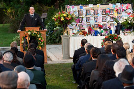 Memorial Held for Presage Paper employees who met their demise at the .