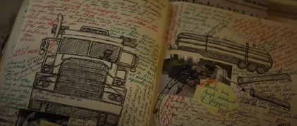 The Log Truck, appearing inside 