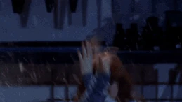 Erin is shot repeatedly in the head by a nail gun.