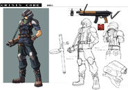 Shinra infantryman artwork from Crisis Core.