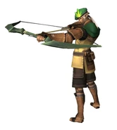 A Elvaan Ranger in Final Fantasy XI.