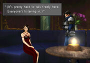 Julia and Laguna talk in FFVIII Remastered