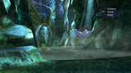 A pair of shoopuf in the hotspring of Mt. Gagazet, Final Fantasy X-2.