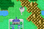 The Wyvern on the world map (GBA).