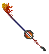 The One-Winged Angel Keyblade in Kingdom Hearts, modeled on the Masamune.