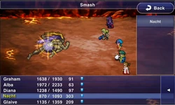 Smash in Final Fantasy Dimensions.