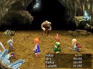 Ingus in Critical in Final Fantasy III.