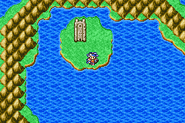 Mysidian Tower on the World Map (GBA).