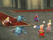 Rosa under Confusion in Final Fantasy IV (DS).