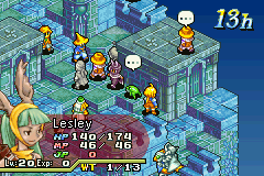 A viera Archer as a toad in Final Fantasy Tactics Advance.