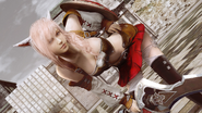 LRFFXIII Miqo'te Outfit Costume Victory Pose
