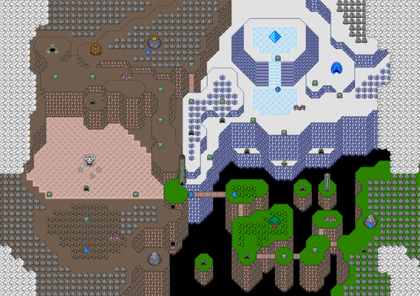 Map of Mystic Quest