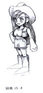 Tifa Cowgirl Field Sketch