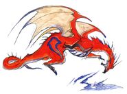 Artwork from Final Fantasy IV.