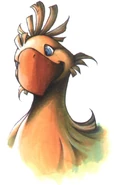 Chocobo portrait.