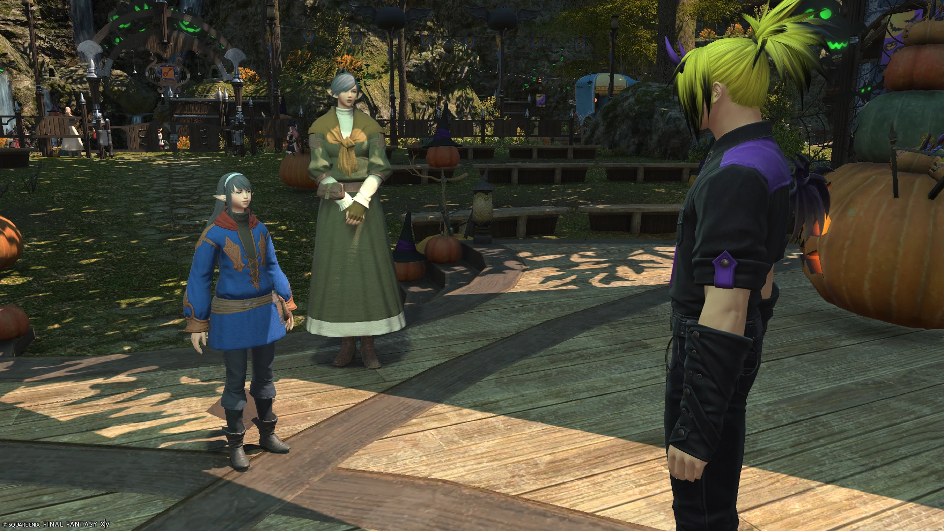 Philcox and the girl from FFXIV