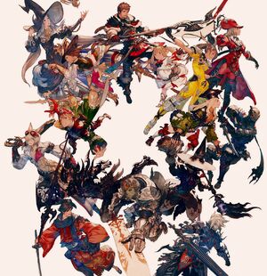 Stormblood Job Art