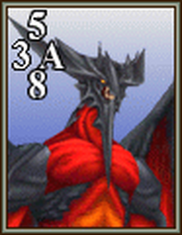 RARE Diablos G-90 Lv-9 GF Final Fantasy VIII: Triple Triad card 1999 Bandai  FF8