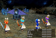 Freezing Blade in Final Fantasy III (DS).