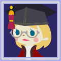 Female Scholar Icon.