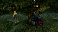 Lord Mi'ihen's statue in the Mushroom Rock Road.
