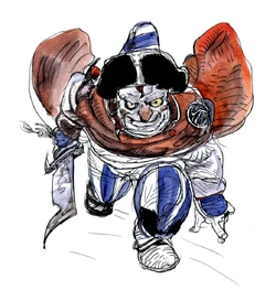 Artwork by Yoshitaka Amano.