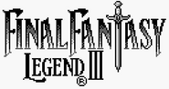 Final Fantasy Legend III in-game logo.