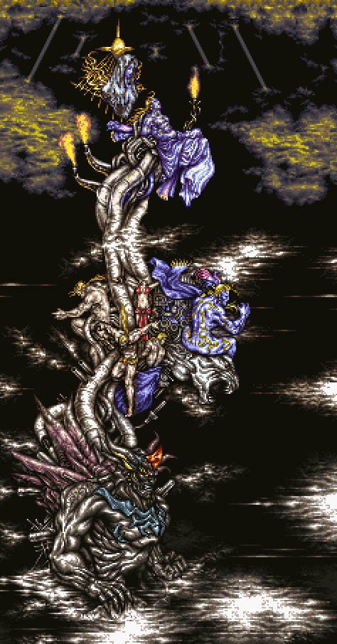 Final Fantasy 6 Pixel Remaster Graphic comparison - SNES/PC 