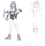 Tifa Early Sketch