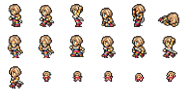Set of Ashe's sprites.