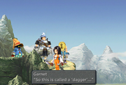 Garnet chooses her alias from FFIX Remastered