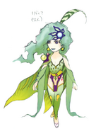 Rydia as an adult.