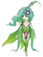 Rydia as an adult.
