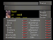 The third Status Screen, showing off GF Compatibility with the current character.