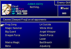 FFVII Magic Menu 4