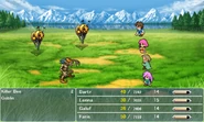 The party in Critical in Final Fantasy V (PC).