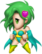 SD art of adult Rydia.