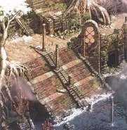 Artwork of the ruins of Oerba.