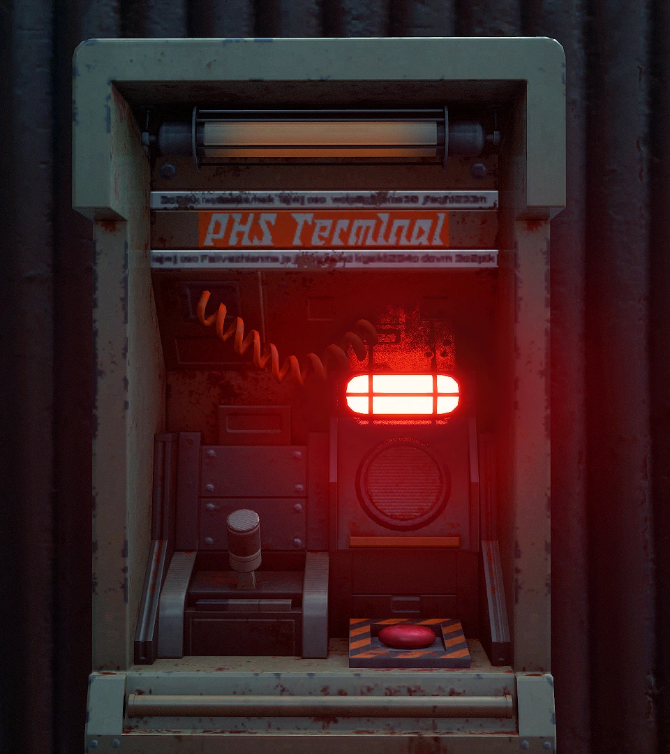 PHS Terminal from FFVII Rebirth