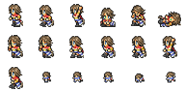 Set of Yuna's "Gunner Garb" Wardrobe Record sprites.
