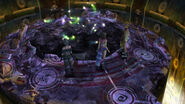 The hole in Kilika Temple's Chamber of the Fayth in Final Fantasy X-2.