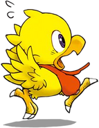 Chocobo running.