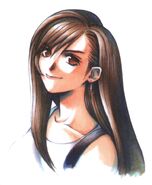 Portrait in Final Fantasy VII.