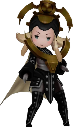 Edea as a time mage in Bravely Default.