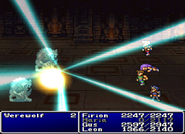 Bolt10 cast on all enemies in Final Fantasy II (PS).