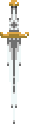 Excalibur sprite in Final Fantasy VI.