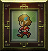 Lilisette depicted in the "Dancer Board" furnishing.