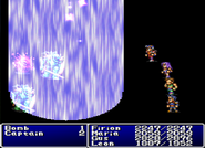 Holy10 cast on the enemy party in Final Fantasy II (PS).